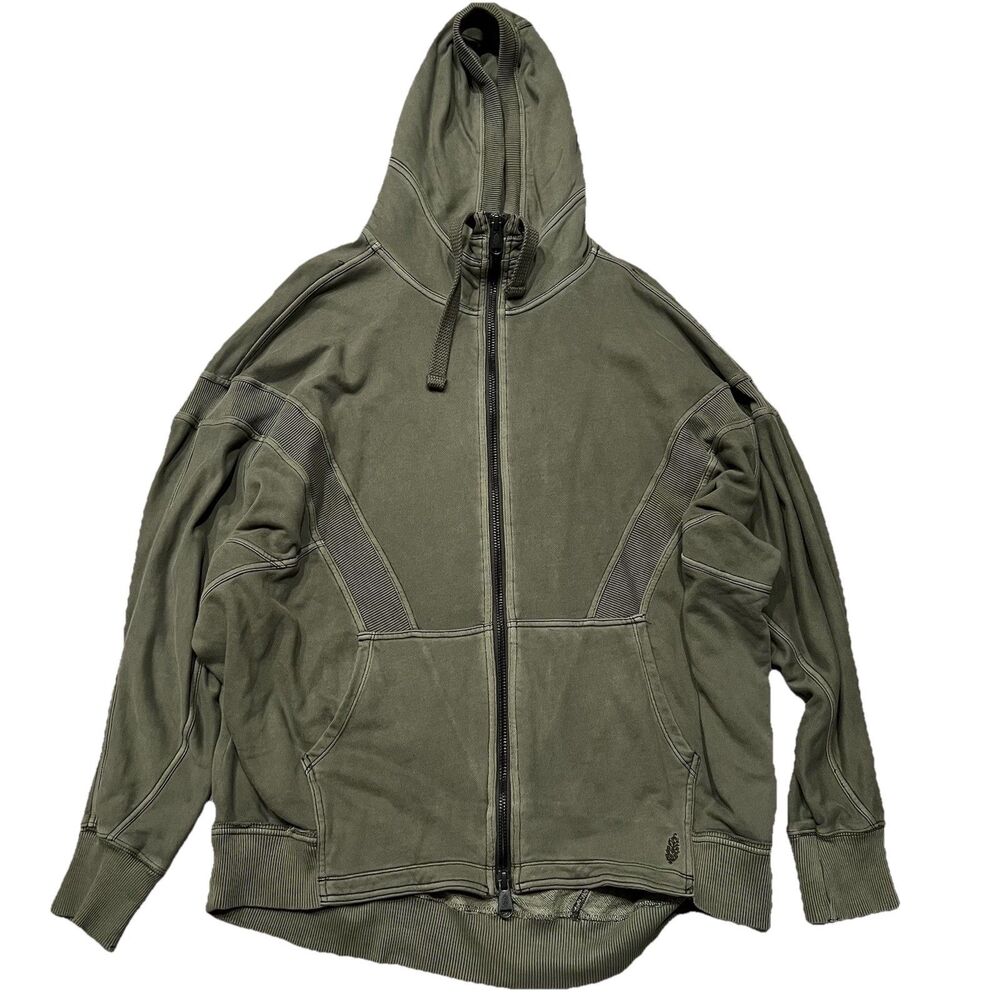 Free People Movement Camden Oversized  Hoodie Jacket - Women's L Olive